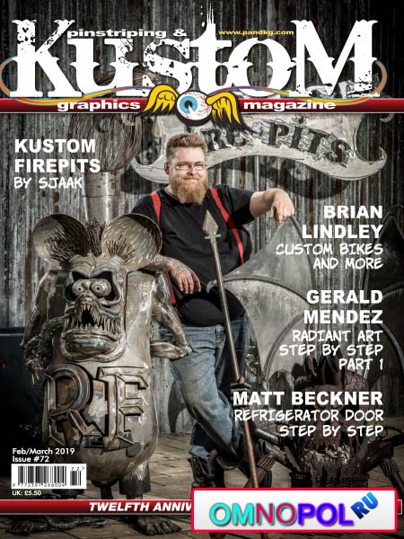 Pinstriping & Kustom Graphics English Edition - Issue 72 - February/March 2019