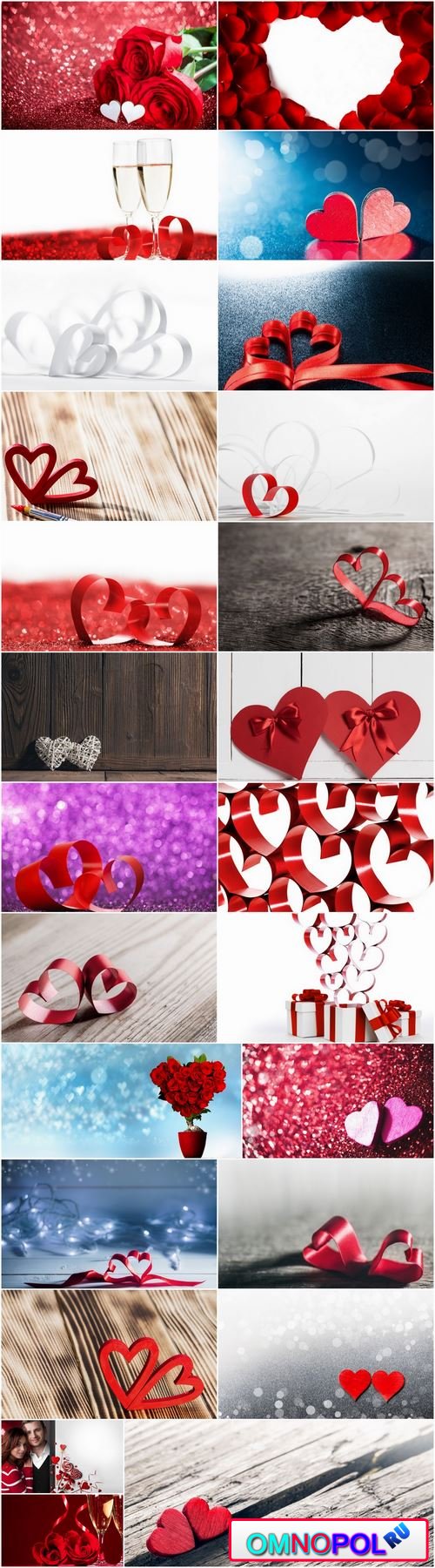 Valentines Day heart decoration ribbon red paint 25 HQ Jpeg