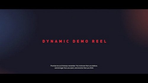Dynamic Demo Reel 21661659 - Project for After Effects (Videohive)