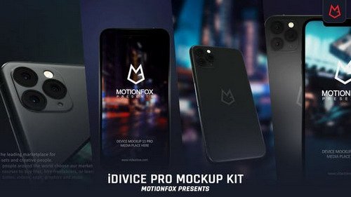 iDevice 11 Pro Mockup Kit - App Promo - Project for After Effects (Videohive)