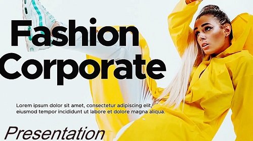 Fashion Corporate Presentation 996 - Project for After Effects