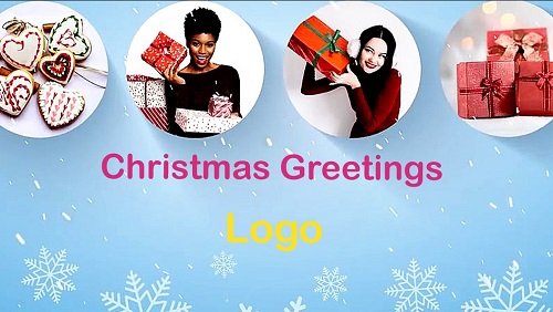 Christmas Greetings Logo Reveal 854236 - Project for After Effects