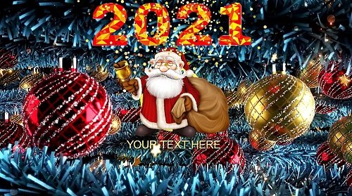 New Year And Christmas Garland With Logo 876744 - Project for After Effects