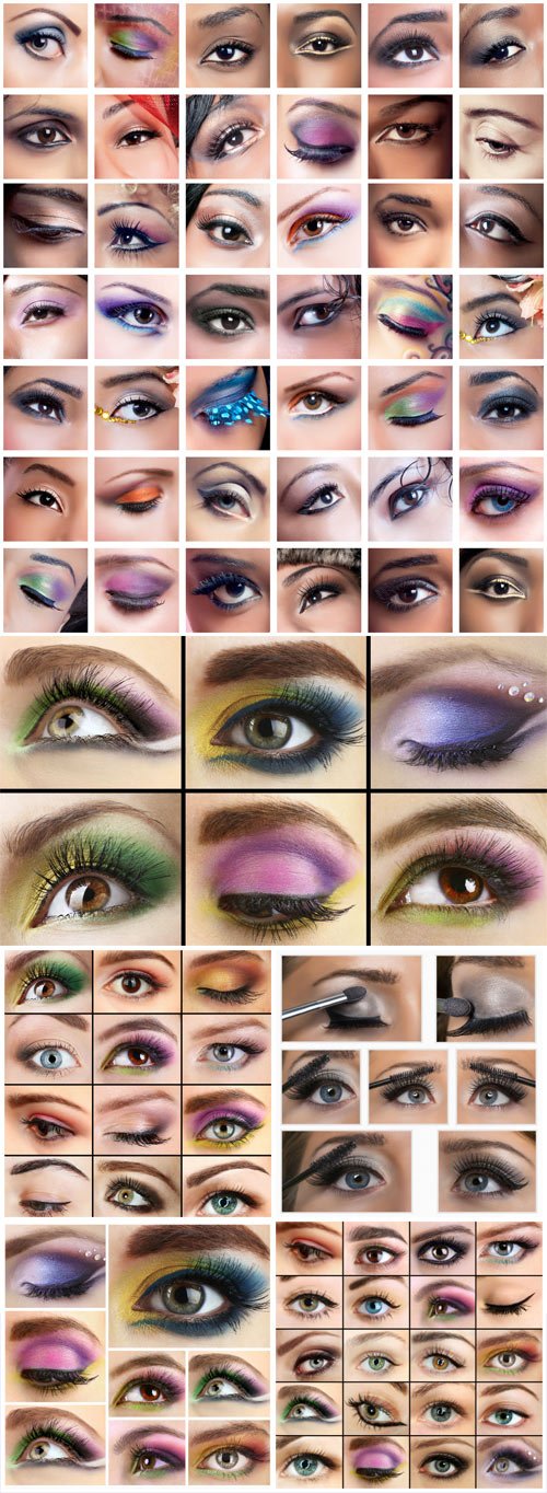 Eye makeup stock photo (JPG)