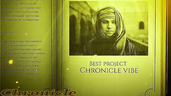 Book Of Chronicle 02 - Project for After Effects