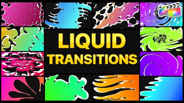 Videohive - Gradient Liquid Transitions | FCPX - 35982953 - Project For Final Cut & Apple Motion