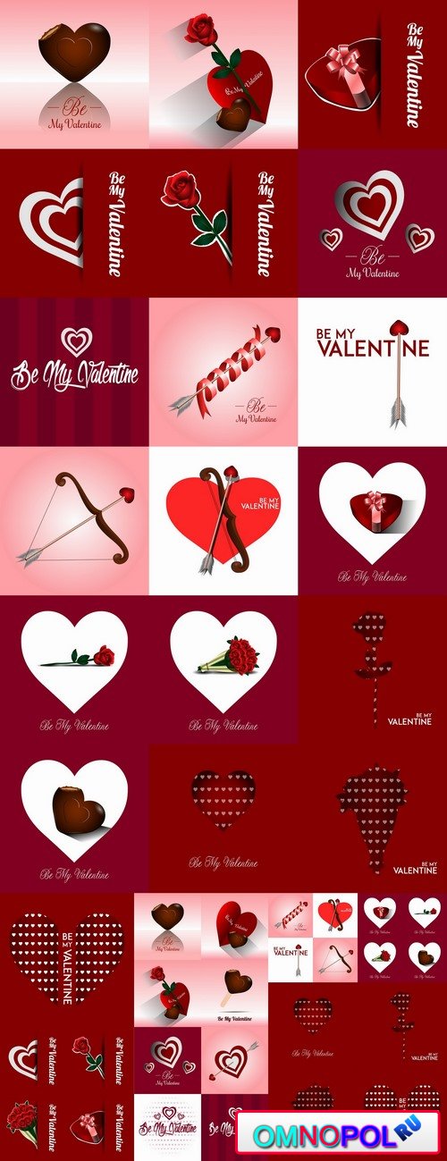Valentines Day gift heart still life illustration holiday 25 EPS