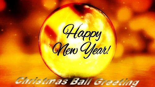 Christmas Ball Greeting 864248 - Project for After Effects