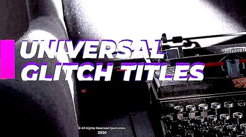 Glitch Titles Kit 880795 - Project for After Effects