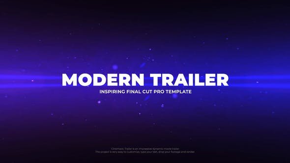 Videohive - Modern Trailer for FCPX - 35906716 - Project For Final Cut & Apple Motion