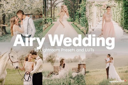 Airy Wedding Lightroom Presets LUTs - 10316378